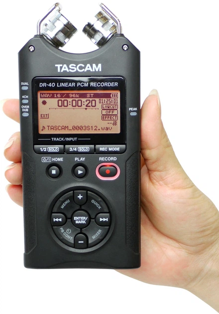 Диктофон цифровий Tascam DR-40 - зображення 2