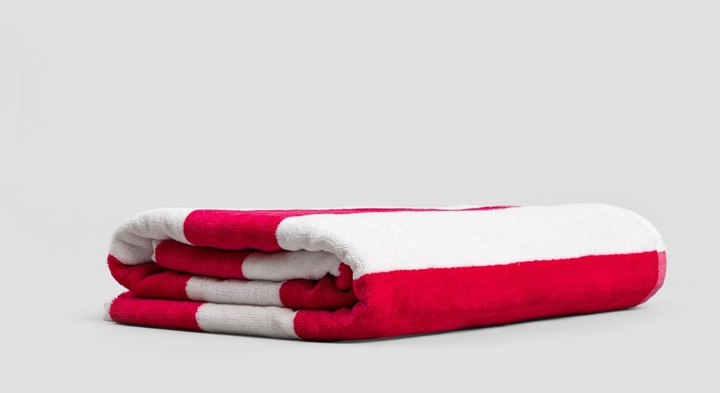 Рушник Homla Monroe Summer з біло-червоними смугами 100x150 см (5906496733451) - зображення 2