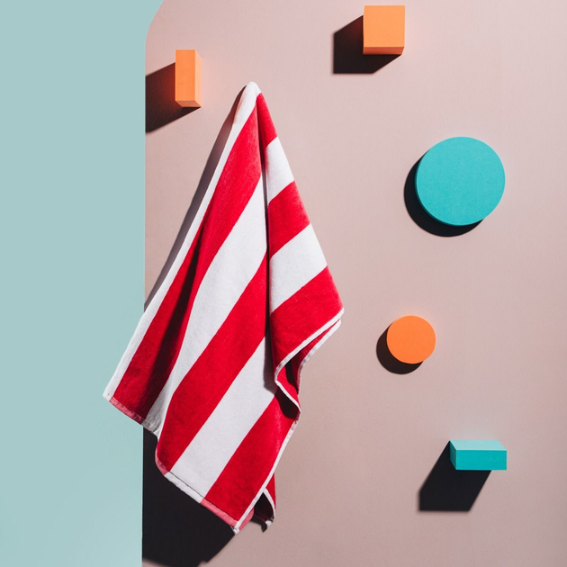 Рушник Homla Monroe Summer з біло-червоними смугами 100x150 см (5906496733451) - зображення 7