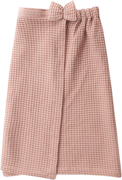 Рушник Homla Vaffel банний на липучці рожевий 145x75 см (5904183849195) - зображення 1