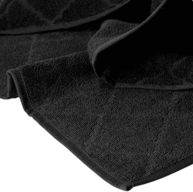 Рушник Homla Samine бавовняний з марокканською конюшиною чорний 70x130 см (5902869997574) - зображення 5