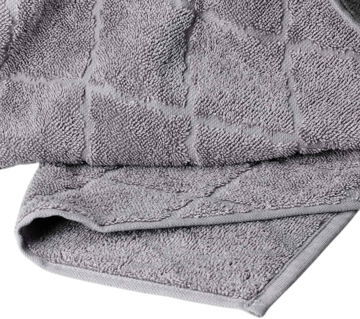 Рушник Homla Samine бавовняний з марокканською конюшиною сірий 70x130 см (5902869997543) - зображення 5