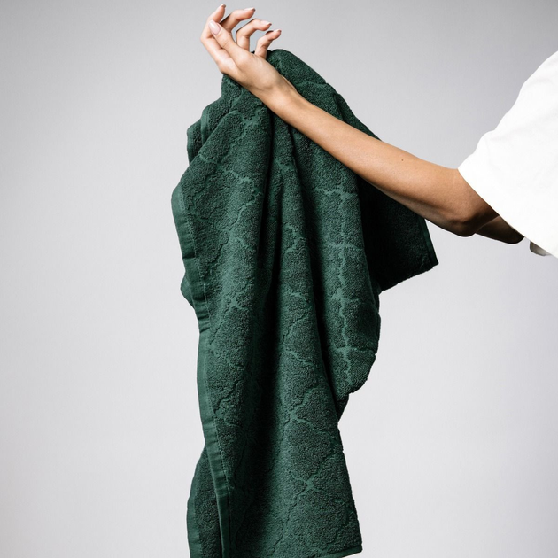 Рушник Homla Samine бавовняний з марокканською конюшиною зелений 70x130 см (5902869997536) - зображення 5