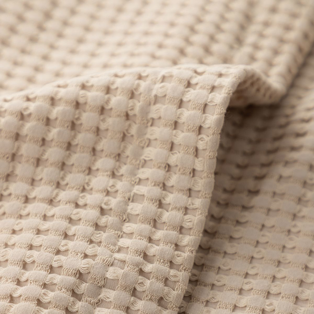 Рушник Homla Vaffel банний на липучці бежевий 145x75 см (5904183849201) - зображення 2