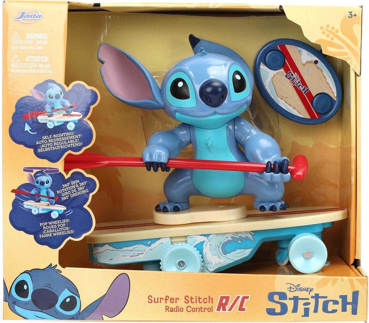 Figurka zdalnie sterowana Jada Stitch serfujący 25 cm (4006333099854) - obraz 1