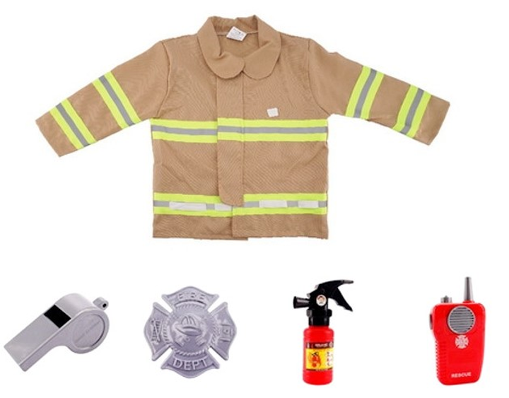Костюм пожежника з аксесуарами Swede Q9280 (5902496197590) - зображення 1