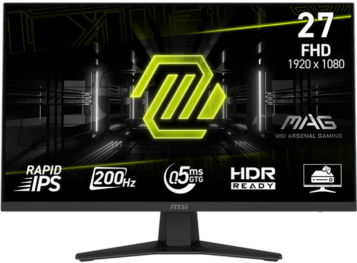 Monitor 27" MSI MAG 274F (4711377277105) - obraz 1