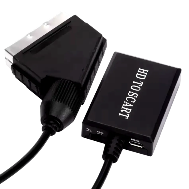 Кабель-перехідник HDMI to SCART 45653 - Фото 3 Кабель-перехідник HDMI to SCART 45653 - изображение 3