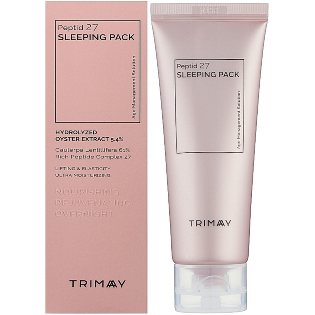 Maseczka do twarzy Trimay Peptid 27 z kompleksem peptydowym przeciwstarzeniowa nocna 60 ml (8809822540839) - obraz 1