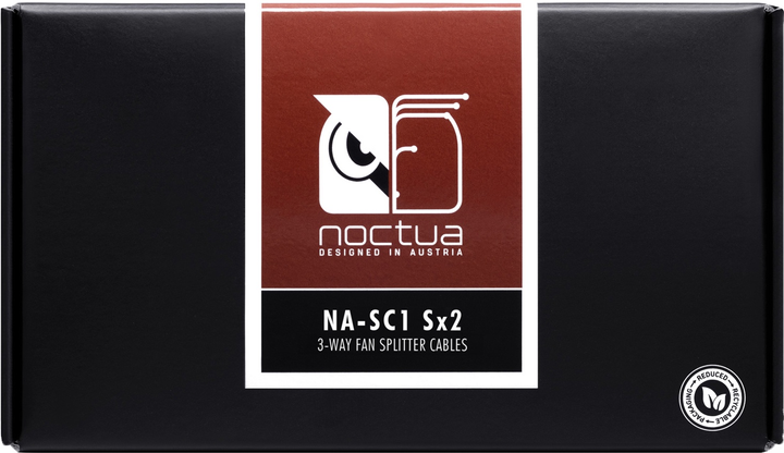 3-kierunkowe kable rozgałęźne do wentylatorów Noctua NA-SC1 Sx2 Black (NA-SC1 SX2) - obraz 2