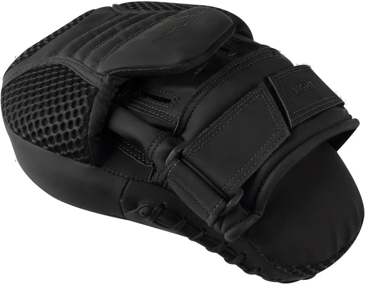Лапи боксерські PowerPlay 3044 Pro Carbon Ultra Series Чорні (PP_3044_Bl/Black) - зображення 8