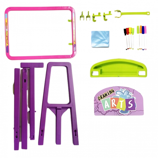 Магнітна дошка для малювання Woopie Малювання світлом 3 в 1 (5906280653064) - зображення 3