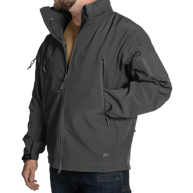 Куртка Helikon Gunfighter Softshell Shark Skin Windblocker, Shadow Grey, XL - изображение 3