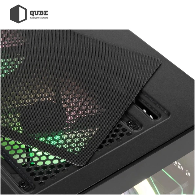Корпус QUBE FORT ARGB Black (FORT_GBNU3) - Фото 2 Корпус QUBE FORT ARGB Black (FORT_GBNU3) - изображение 2