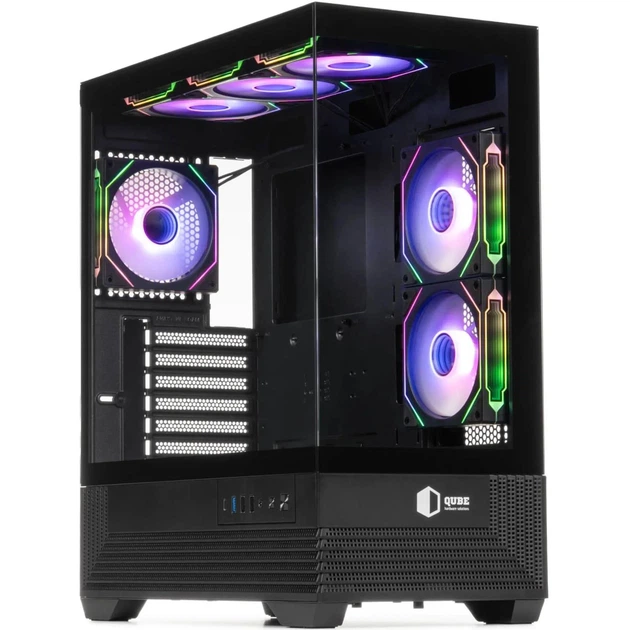 Корпус QUBE FORT ARGB Black (FORT_GBNU3) - Фото 4 Корпус QUBE FORT ARGB Black (FORT_GBNU3) - изображение 4