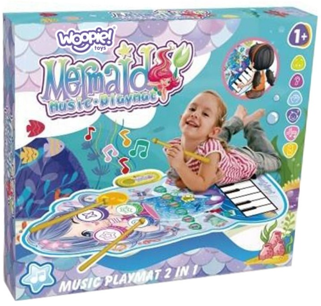 Mata muzyczna Woopie Syrenka 2 w 1 (5906280653415) - obraz 2