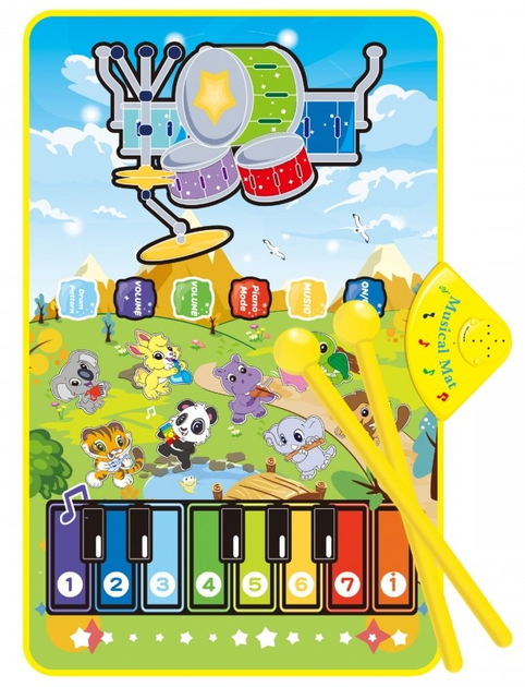 Mata muzyczna Woopie Zwierzątka 2 w 1 (5906280653408) - obraz 3