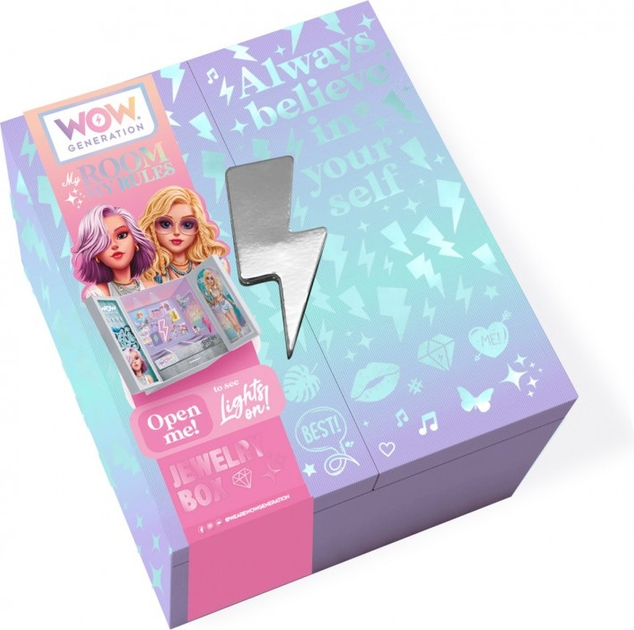 Pudełko na biżuterię Kids Euroswan z efektami świetlnymi WOW (8435507886079) - obraz 2