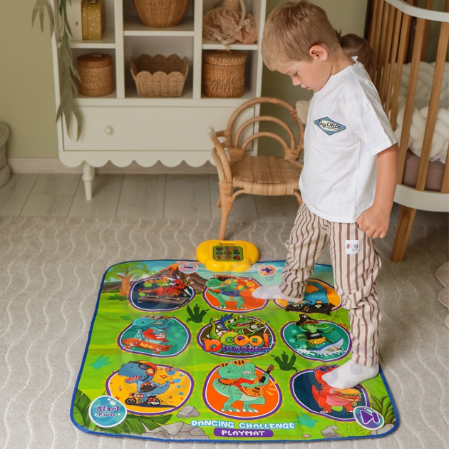 Mata muzyczna Woopie Zręcznościowa Gra Taneczna Dinozaury (5906280653422) - obraz 12
