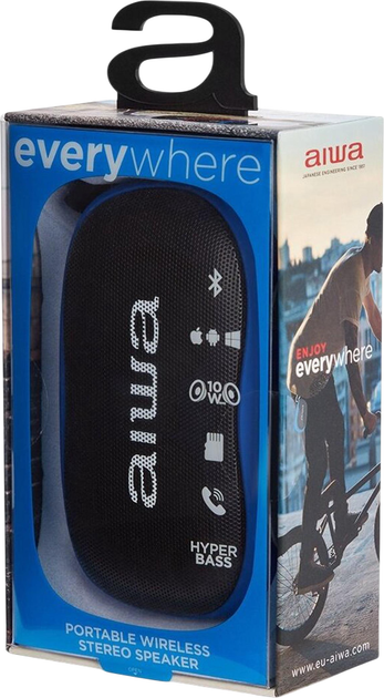 Głośnik przenośny Aiwa BS-110BL Blue (BS-110BL) - obraz 8