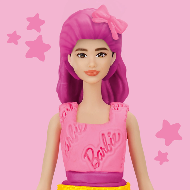 Набір Hasbro Play-Doh BARBIE Hearts and Hair G1357 (5010996315779) - зображення 6