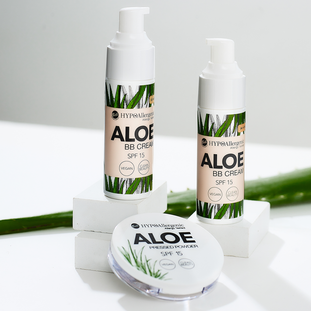 Пудра прессованная Bell Hypo Allergenic Aloe Pressed Powder SPF15 Vegan 04 Honey, 5 г - изображение 6