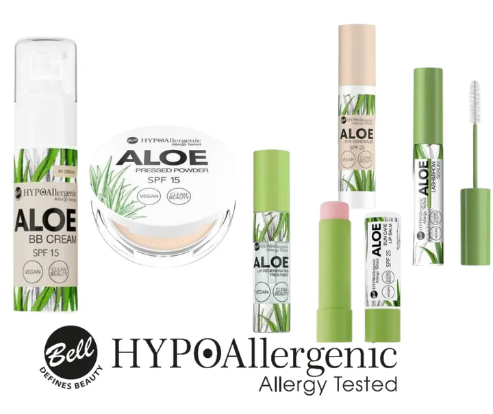Пудра прессованная Bell Hypo Allergenic Aloe Pressed Powder SPF15 Vegan 04 Honey, 5 г - изображение 8