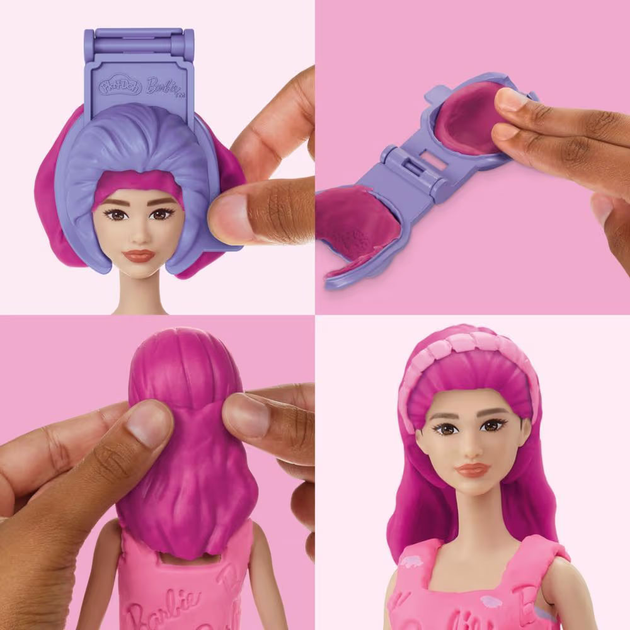 Набір Hasbro Play-Doh BARBIE Hearts and Hair G1357 (5010996315779) - зображення 14