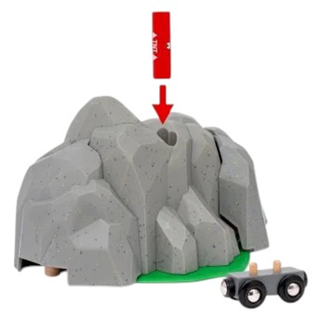 Залізниця Brio 36044 World Вибуховий тунель (7312350360448) - зображення 5