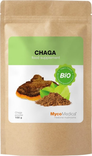 Suplement diety MycoMedica Chaga Bio 100 g (8594167653831) - obraz 1