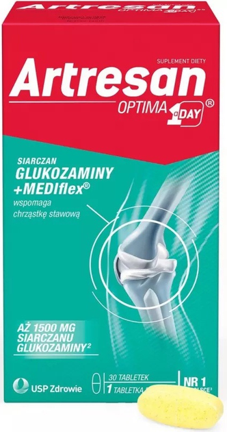 Suplement diety Artresan Optima 1 a Day 30 tabletek (5907377131984) - obraz 1