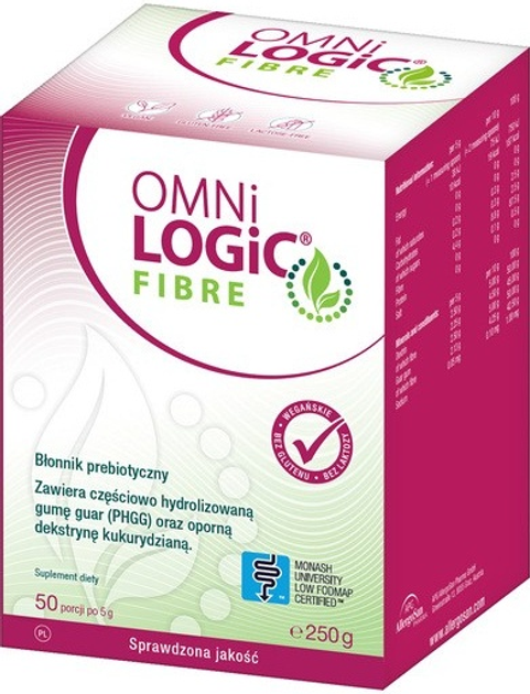 Suplement diety Omni-Logic Fibre Błonnik prebiotyczny 250 g (9120117912889) - obraz 1