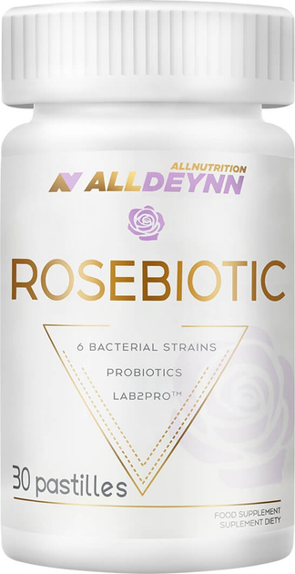 Suplement diety Alldeynn Rosebiotic 30 pastylek (5902837742625) - obraz 1