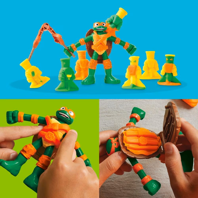 Набір Hasbro Play-Doh Teenage Mutant Ninja Turtle Slice and Blast Pizza G1829 (5010996330154) - зображення 8