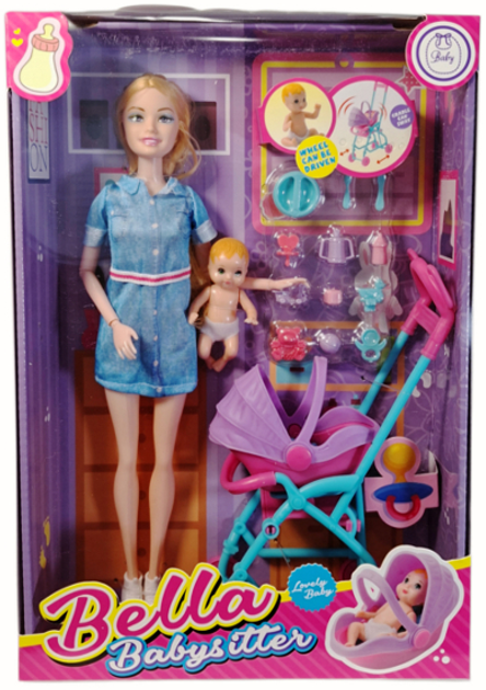 Lalka Swede z bobaskiem i akcesoriami (5902496211043) - obraz 1