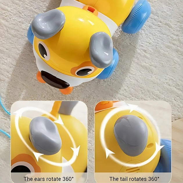 Інтетерактивна іграшка Woopie 2в1 Гавкаючий песик на колесах 53293 (5906280653293) - зображення 11