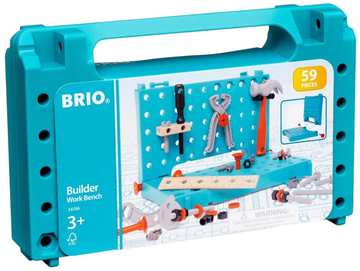 Warsztat z narzędziami Brio 34596 Builder (7312350345964) - obraz 1