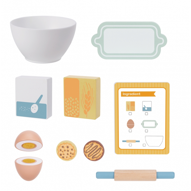 Дерев'яний міксер Woopie GREEN Кухонний блендер з аксесуарами 11 елементів (5906280653491) - зображення 3