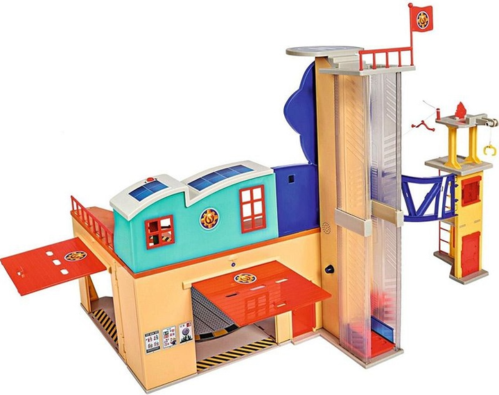 Ігровий набір Simba Пожежник Сем Пожежна станція XXL Y3782 (4006592081881) - зображення 2