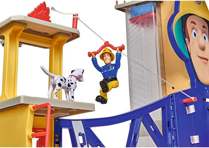 Ігровий набір Simba Пожежник Сем Пожежна станція XXL Y3782 (4006592081881) - зображення 7