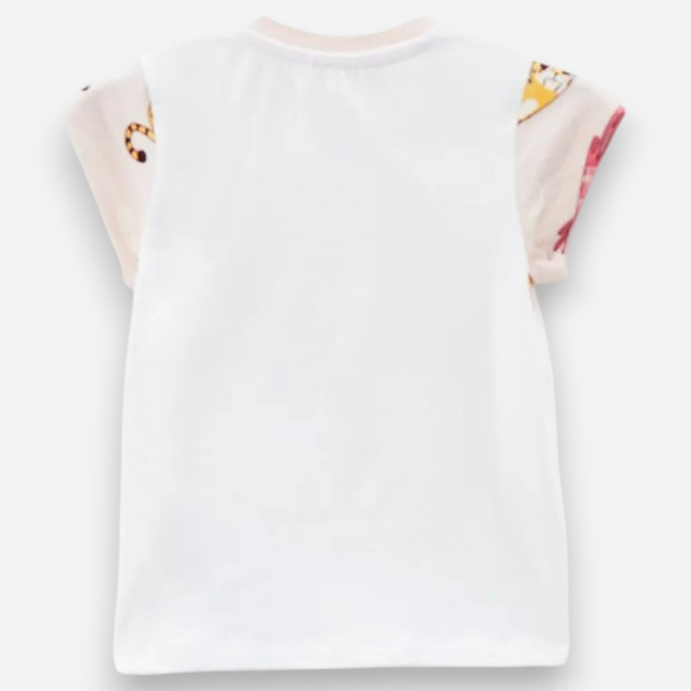 Дитяча літня піжама для дівчинки Chicco 09035403000000-011 128 см Світло-рожева (8059609323937) - зображення 2