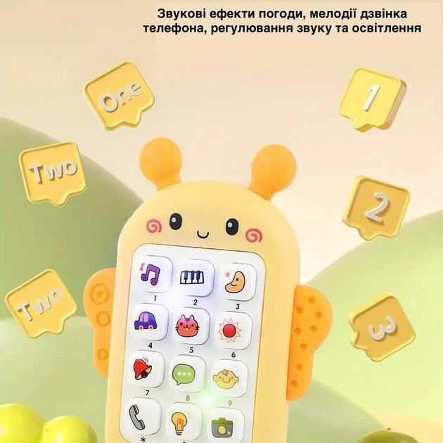 Детский музыкальный телефон Пчелка - Фото 3 Детский музыкальный телефон Пчелка - изображение 3