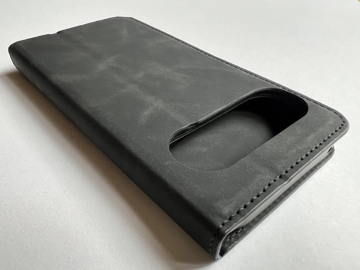 Защитный чехол-книжка K'try для Google Pixel 10 черный, из матовой искусственной кожи со слотами для карт - изображение 8
