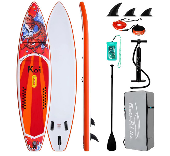 SUP-дошка FunWater KOI GALAXIA 350 см, рюкзак, 3 ласти – фото