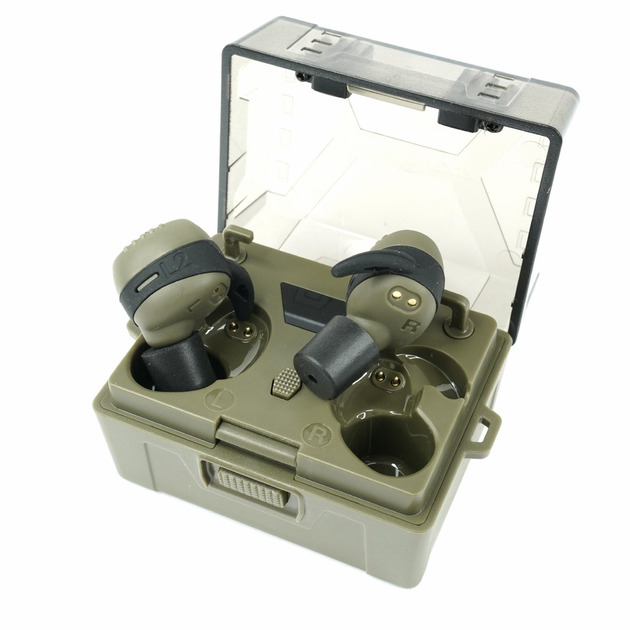 Наушники беруши беспроводные Arm Next E30 Bluetooth защита слуха Оливковый (Kali) - изображение 8