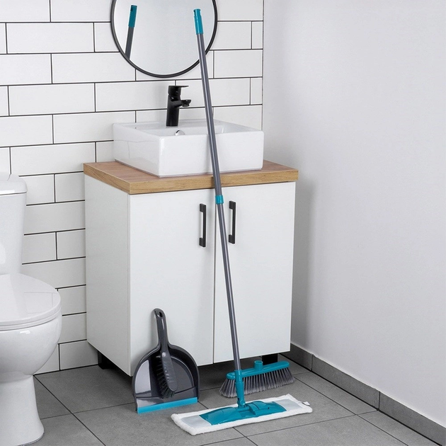 Zestaw do sprzątania Ultra Clean zmiotka, szufelka, mop, szczotka i kij (8720573427531) - obraz 10