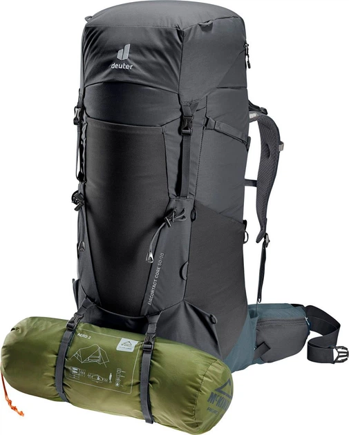 Похідний рюкзак Deuter Aircontact Core 50+10 (Graphite/Shale) (DT 3350322 4409) - зображення 9