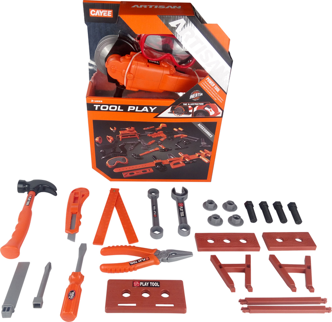 Игрушечные инструменты Tool Set Болгарка с набором инструментов 22 шт ...