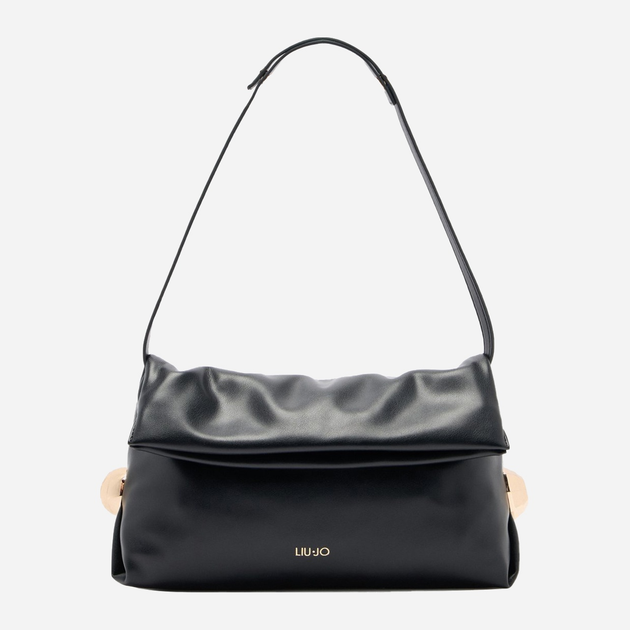 Сумка багет жіноча зі штучної шкіри середня Liu Jo AF5097E0077 22222 Чорна (800070345614) - зображення 1