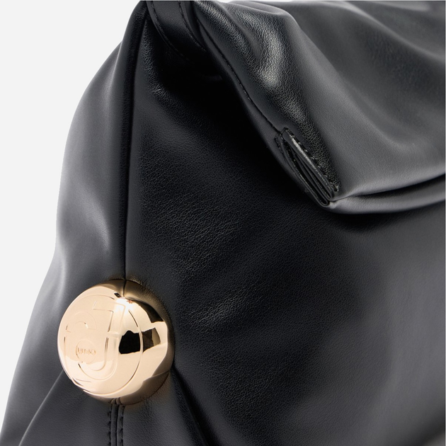 Сумка багет жіноча зі штучної шкіри середня Liu Jo AF5097E0077 22222 Чорна (800070345614) - зображення 5